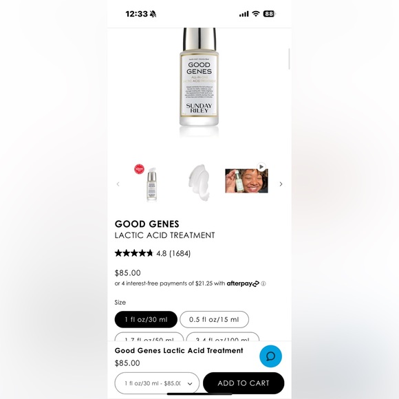 Sunday Riley Good Genes 1 oz - Picture 2 of 2